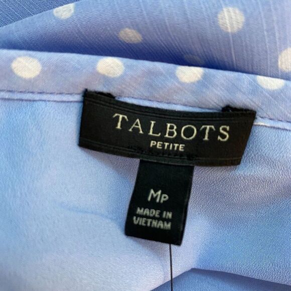 Talbots Petite Medium Blouse New With Tags - Picture 5 of 5